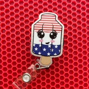 Patriotic Popsicle Badge Reel